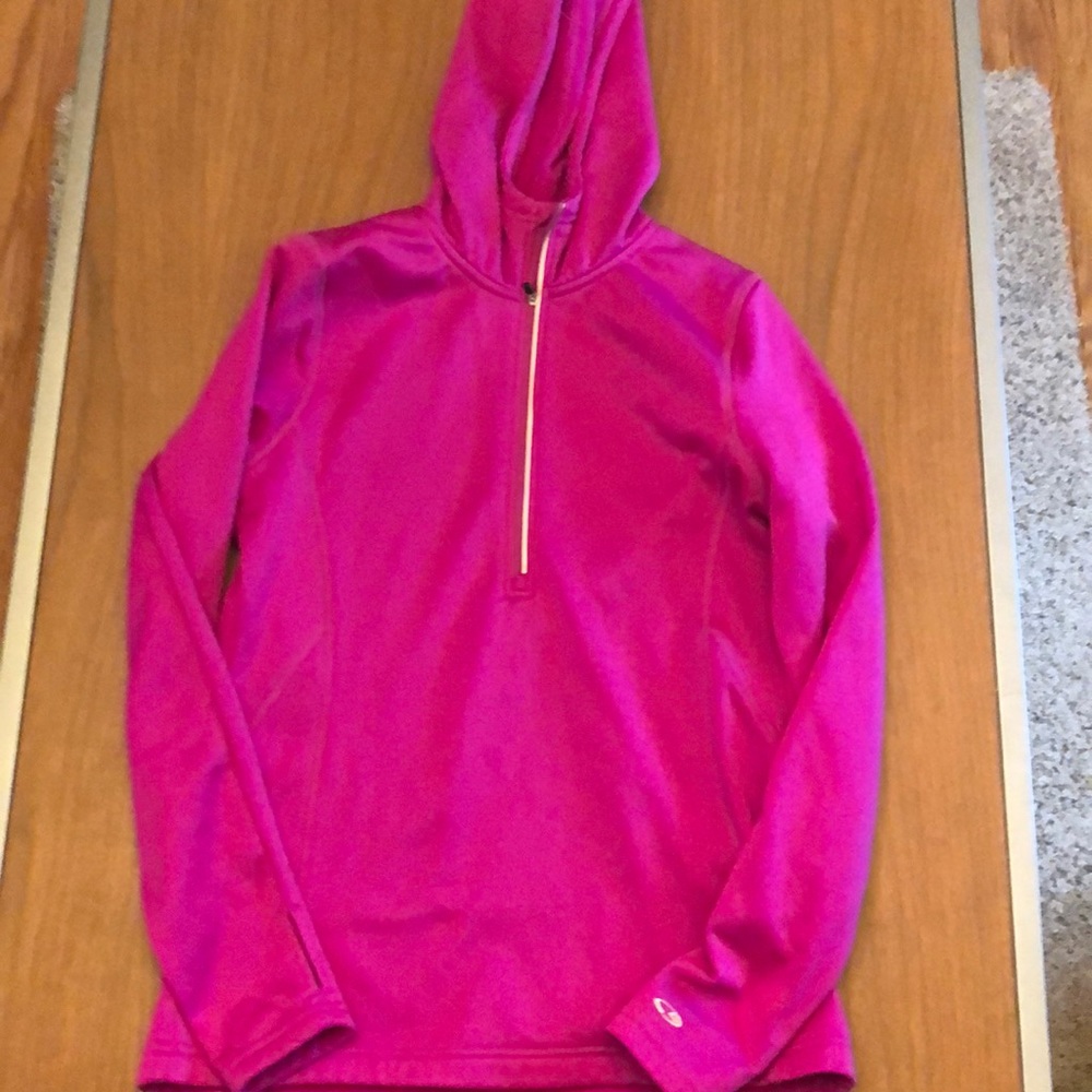 Fleece lined athletic shirt
